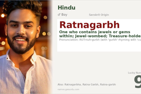 Ratnagarbh Meaning — Sanskrit Origin, Boy Name & Details (2025)