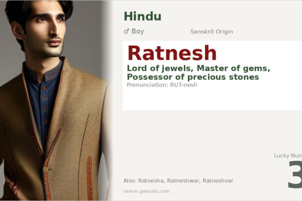 Ratnesh Name Meaning — Sanskrit Origin, Hindu Boy Name & Details (2025)