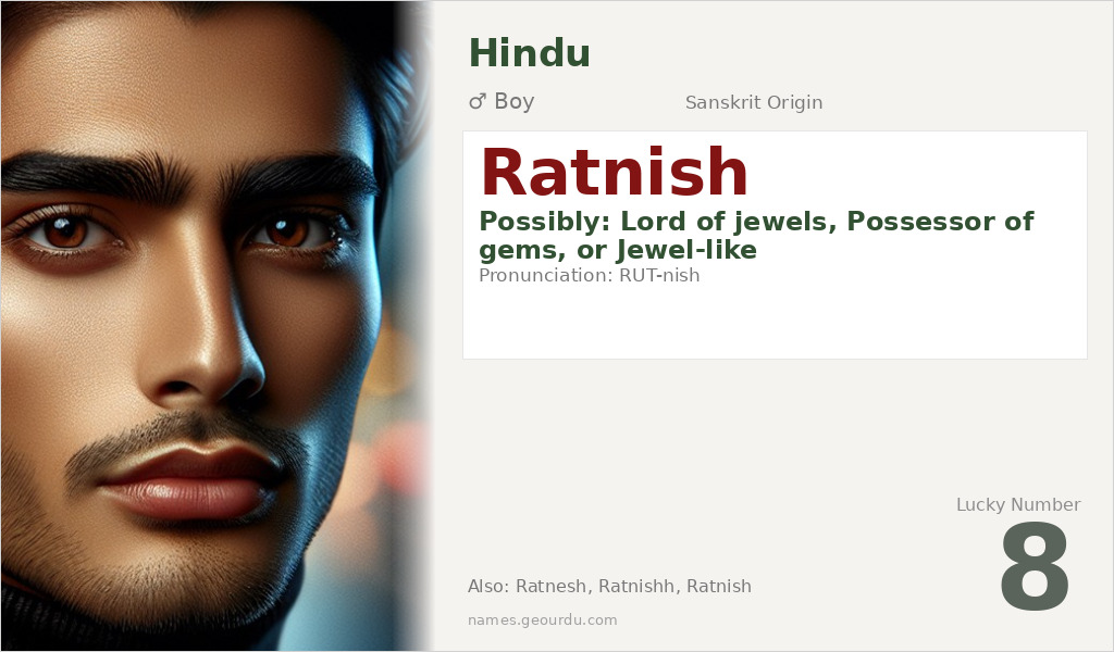 Ratnish Name Meaning and Details