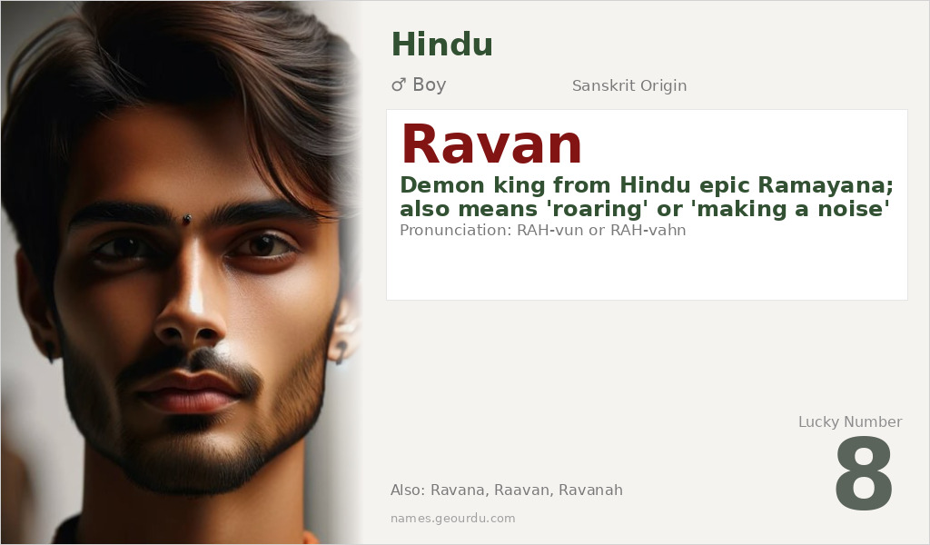 Ravan Name Meaning and Details