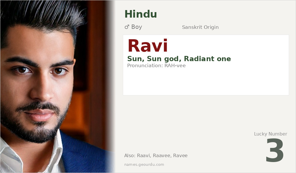 Ravi Name Meaning and Details