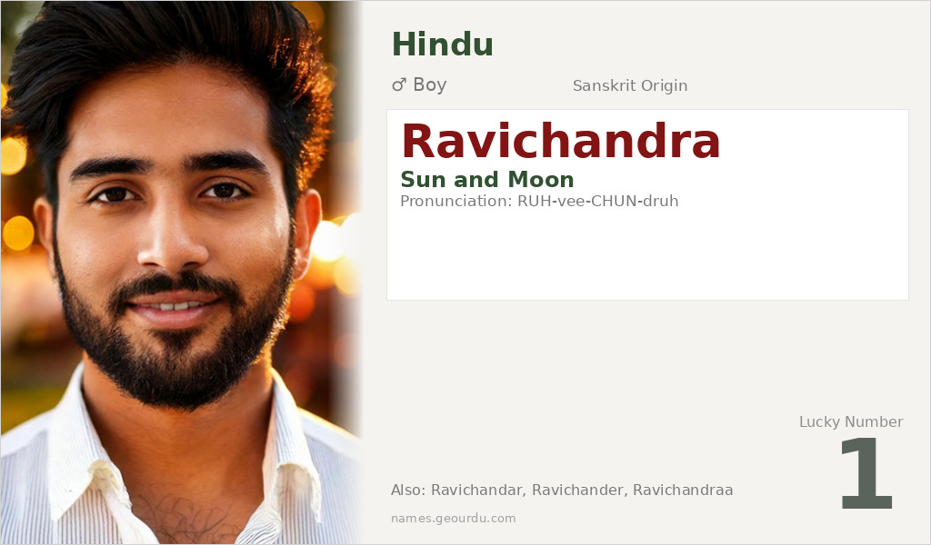 Ravichandra Name Meaning and Details