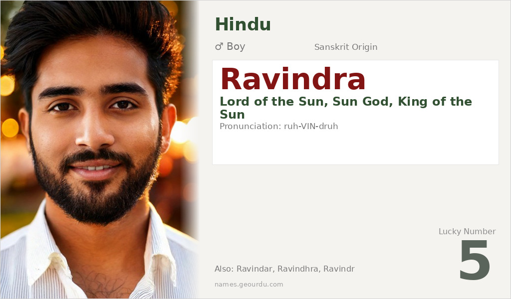 Ravindra Name Meaning and Details
