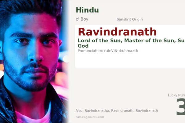 Ravindranath Name Meaning — Sanskrit Origin, Boy Name & Details (2025)