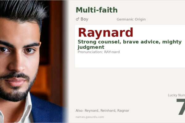 Raynard Name Meaning — Germanic Origin, Boy Name & History (2025)