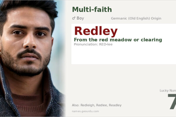 Redley Name Meaning — Origin, Gender & Details (2025)