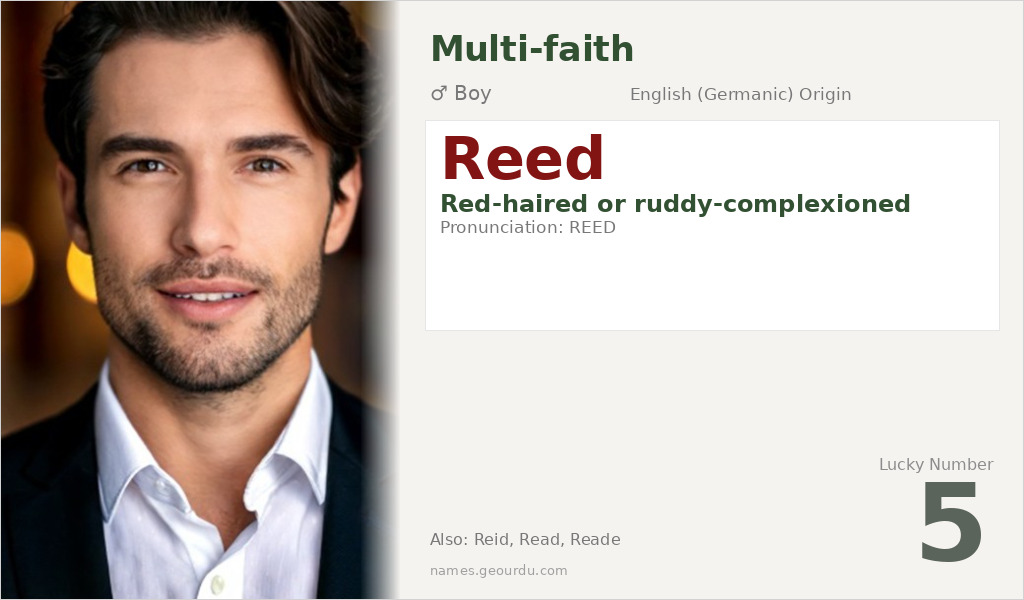 Reed Name Meaning and Details