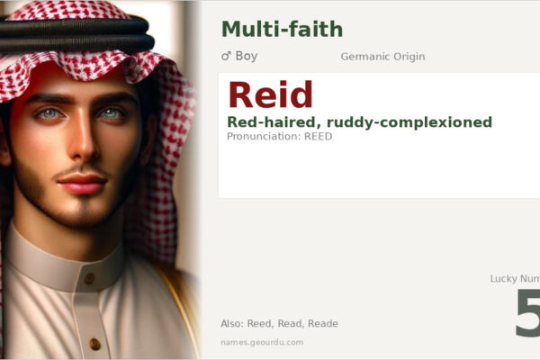 Reid Name Meaning — Origin, Gender & Details (2025)