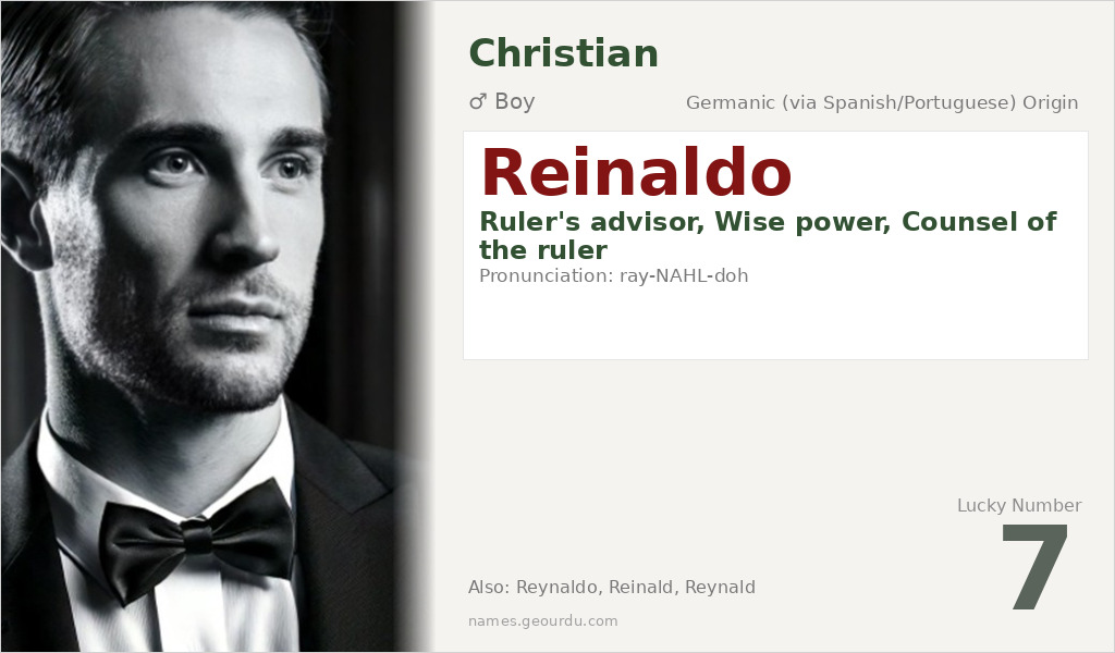 Reinaldo Name Meaning and Details