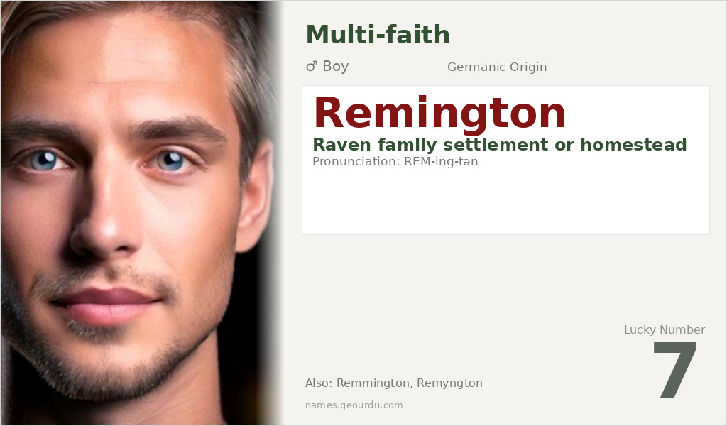 Remington Name Meaning and Details