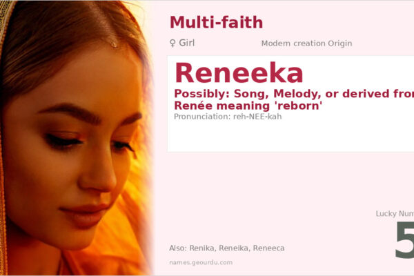 Reneeka Name Meaning — Origin, Gender & Details (2025)