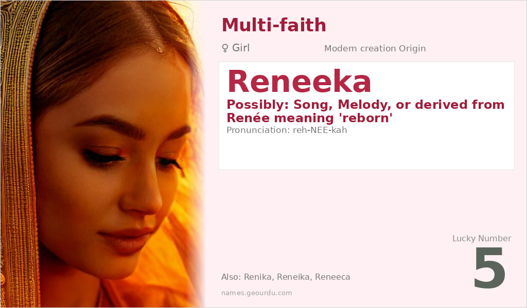 Reneeka Name Meaning and Details