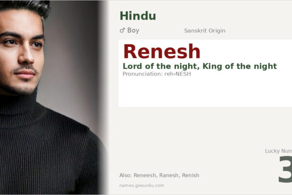 Renesh Name Meaning — Sanskrit Origin, Boy Name & Details (2025)