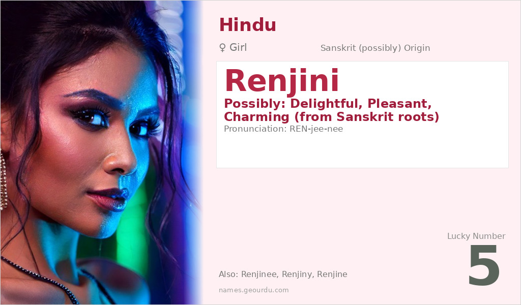 Renjini Name Meaning and Details