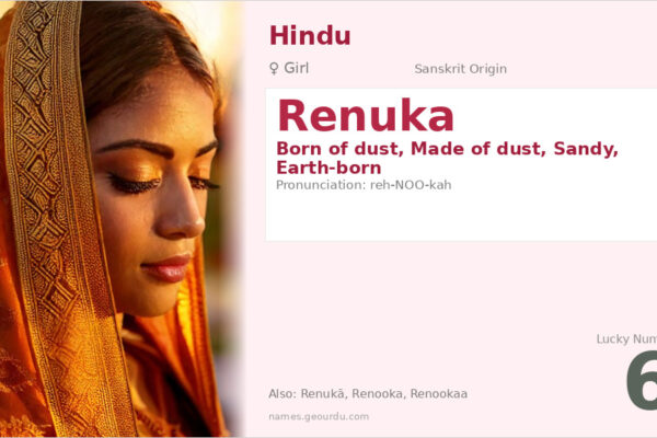 Renuka Name Meaning — Sanskrit Origin, Girl Hindu Name & Details (2025)