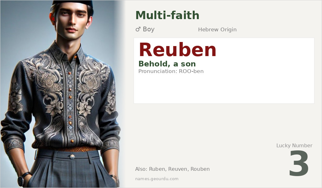 Reuben Name Meaning and Details