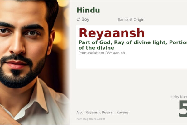 Reyaansh Name Meaning — Sanskrit Origin, Boy Name & Details (2025)