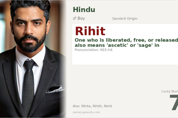 Rihit Name Meaning — Sanskrit Origin, Boy Name & Details (2025)