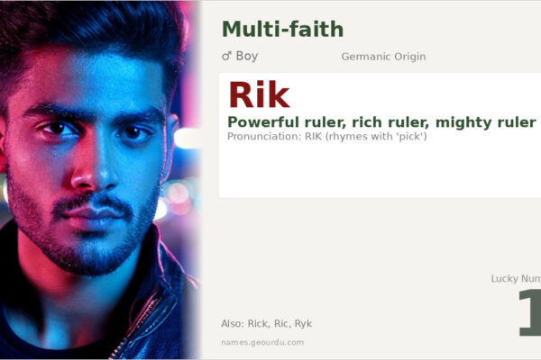 Rik Name Meaning — Germanic Origin, Boy Name & Details (2025)