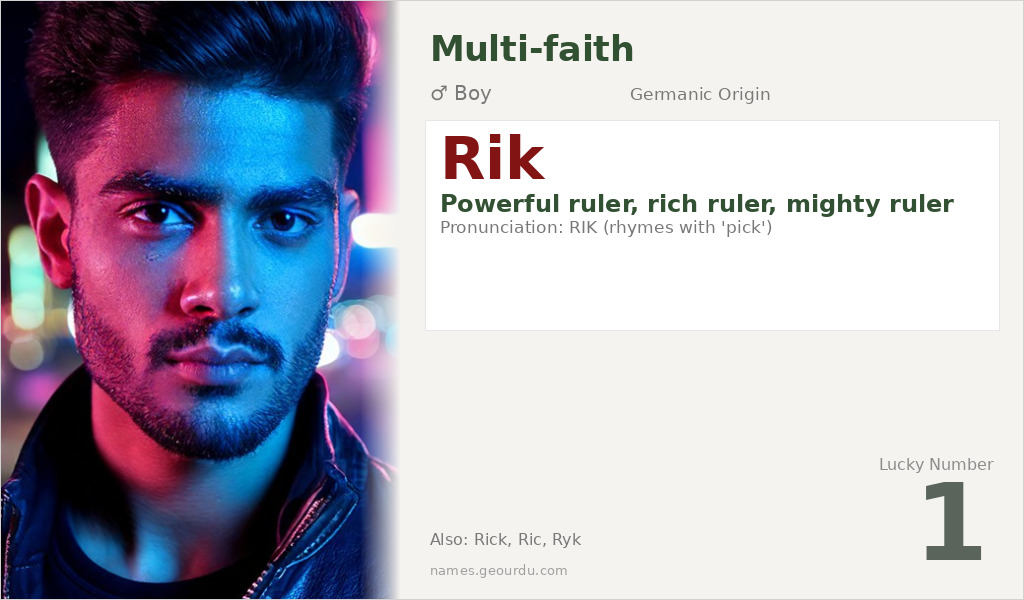 Rik Name Meaning and Details