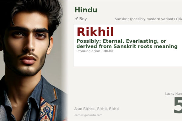 Rikhil Name Meaning — Origin, Gender & Details (2025)
