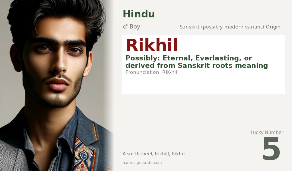 Rikhil Name Meaning and Details