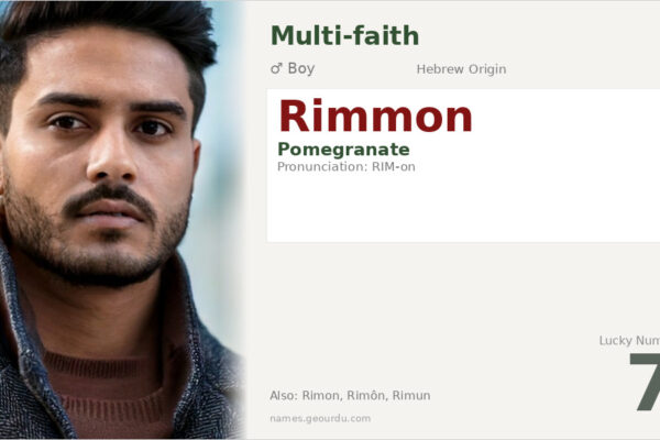 Rimmon Name Meaning — Hebrew Origin, Boy Name & Cultural Significance (2025)