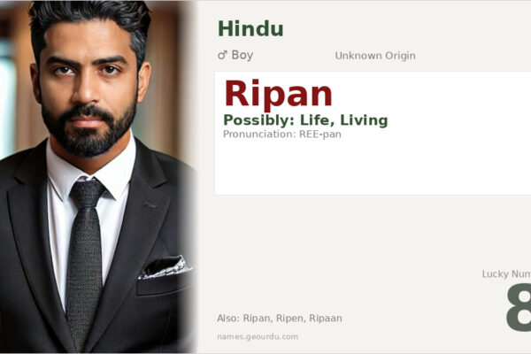 Ripan Name Meaning — Origin, Gender & Details (2025)