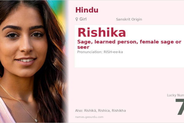 Rishika Name Meaning — Sanskrit Origin, Girl Name & Details (2025)