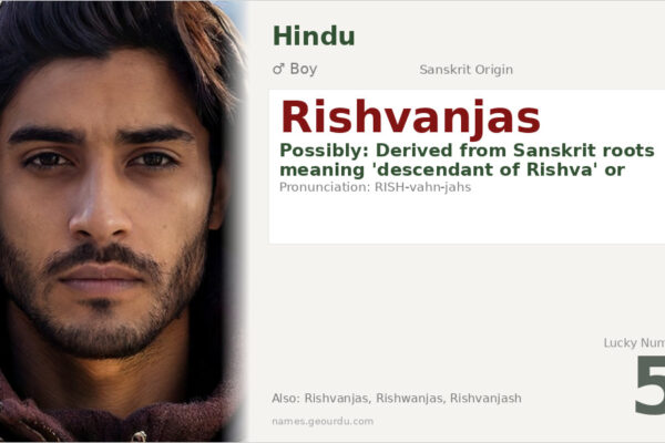 Rishvanjas Meaning — Sanskrit Origin, Boy Name & Details (2025)