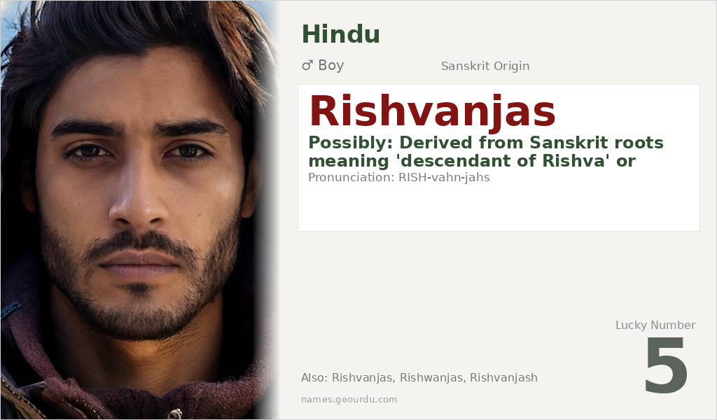 Rishvanjas Name Meaning and Details