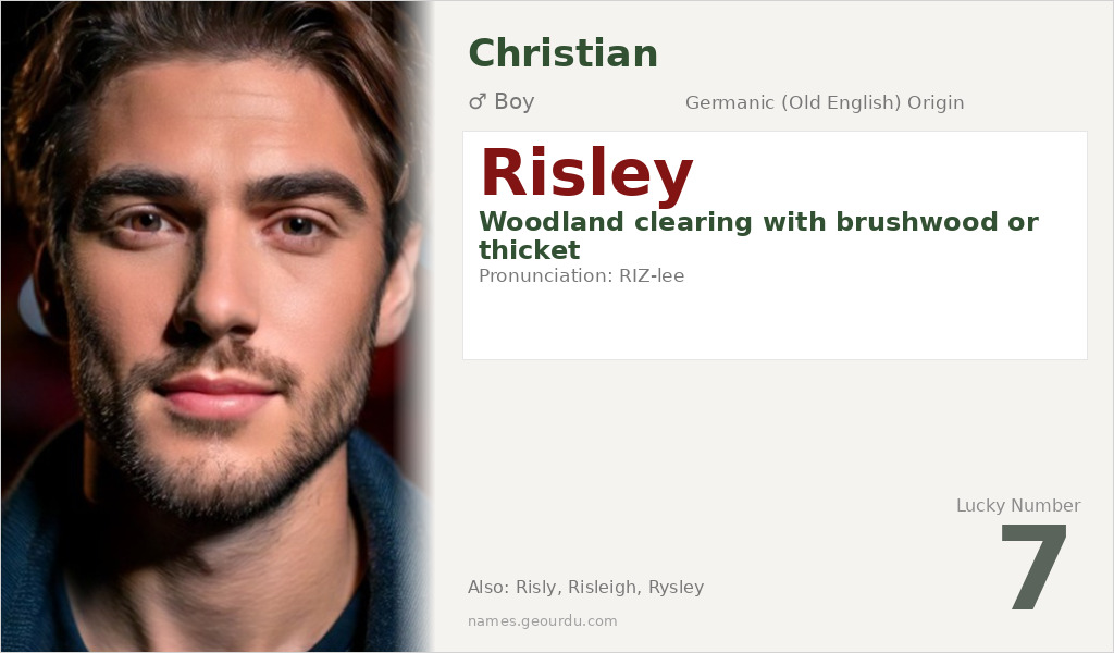 Risley Name Meaning and Details