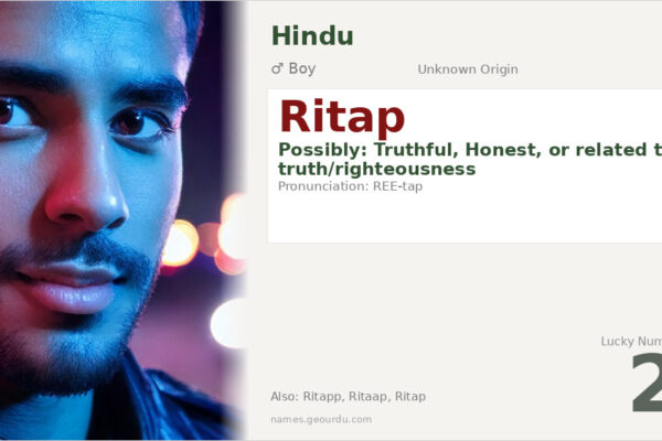 Ritap Name Meaning — Origin, Gender & Details (2025)