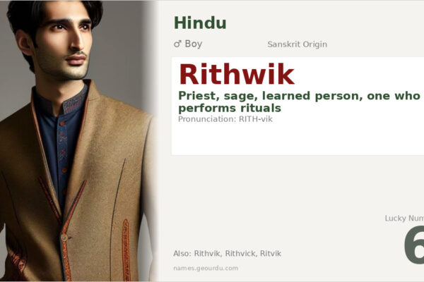Rithwik Meaning — Sanskrit Origin, Boy Name & Details (2025)