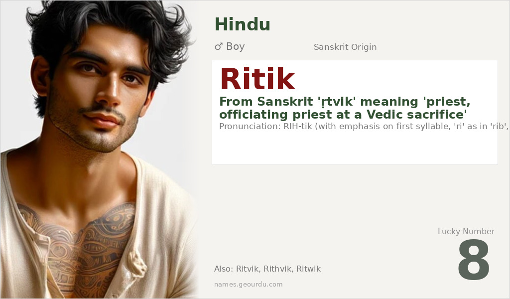 Ritik Name Meaning and Details