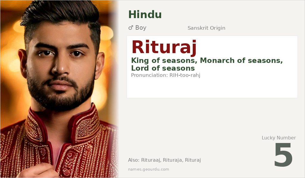 Rituraj Name Meaning and Details