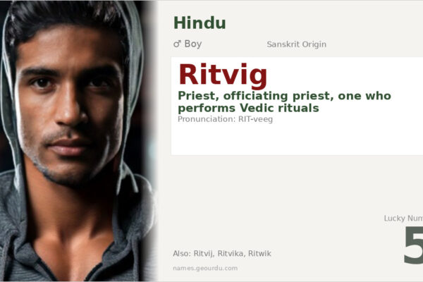 Ritvig Name Meaning — Sanskrit Origin, Hindu Boy Name & Details (2025)