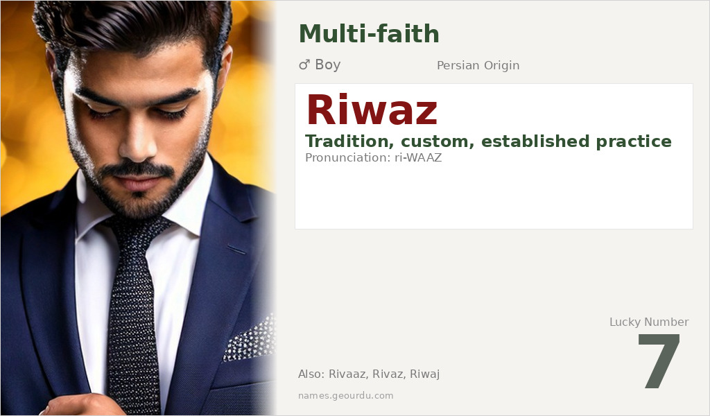 Riwaz Name Meaning and Details