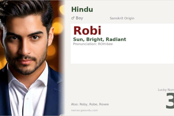 Robi Name Meaning — Sun, Origin & Details (2025)