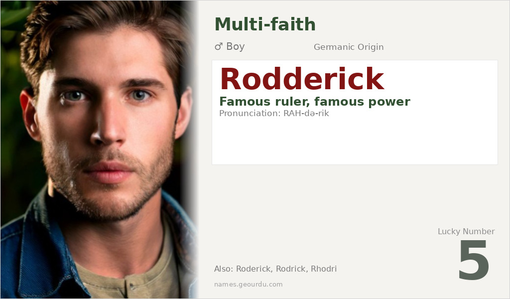Rodderick Name Meaning and Details