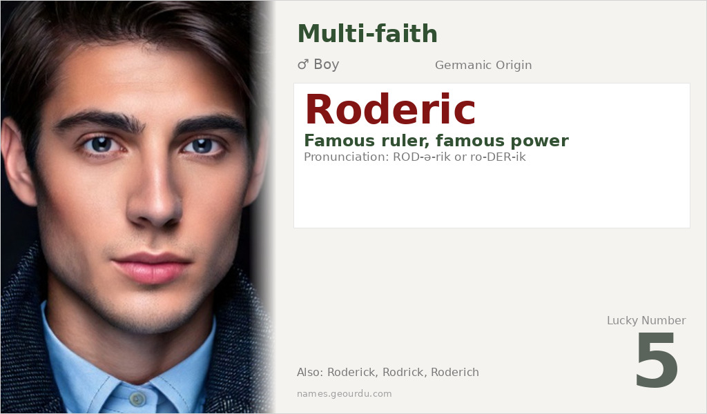 Roderic Name Meaning and Details