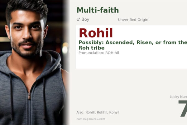 Rohil Name Meaning — Origin, Gender & Details (2025)