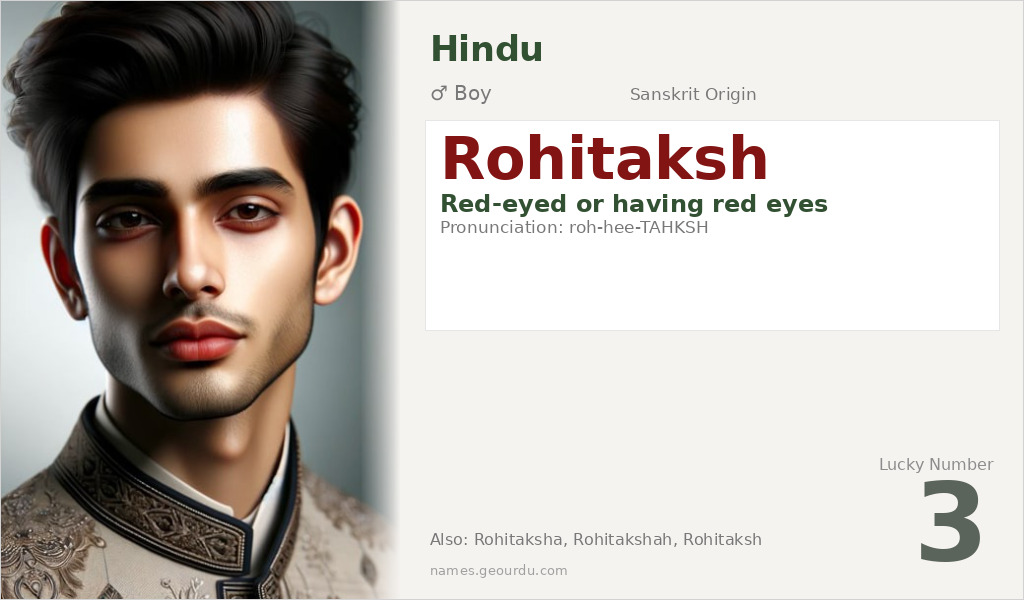 Rohitaksh Name Meaning and Details