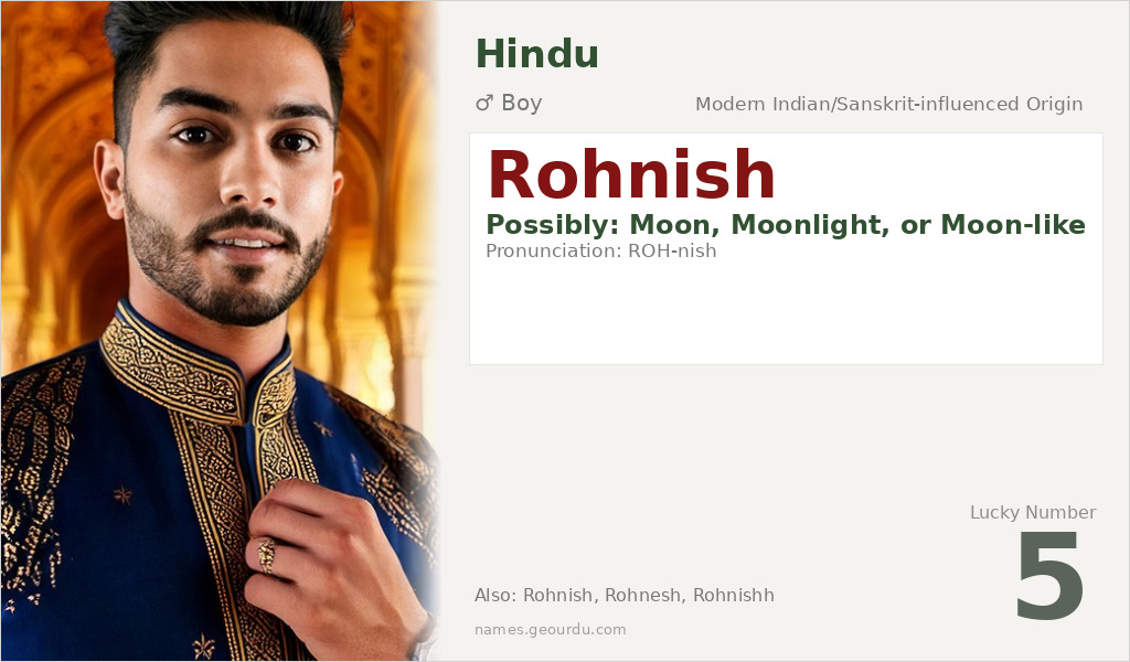 Rohnish Name Meaning and Details