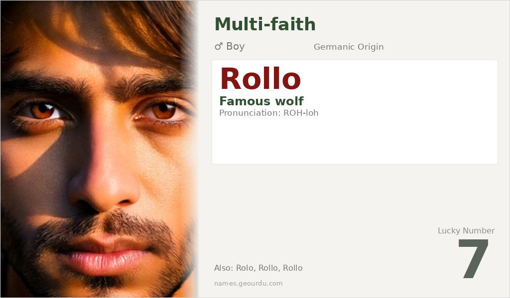 Rollo Name Meaning and Details