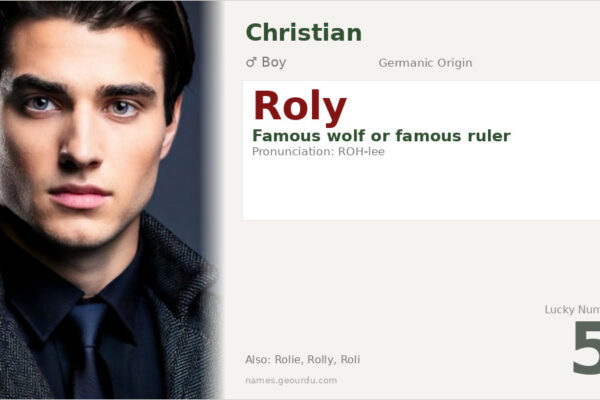 Roly Name Meaning — Origin, Gender & Details (2025)