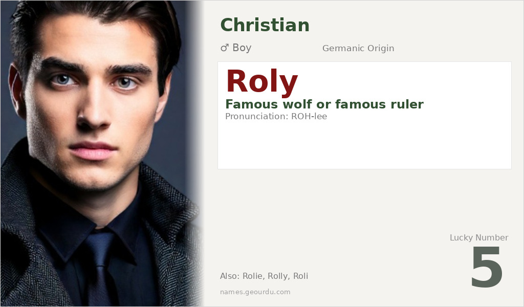 Roly Name Meaning and Details