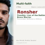 Ronsher Name Meaning and Details