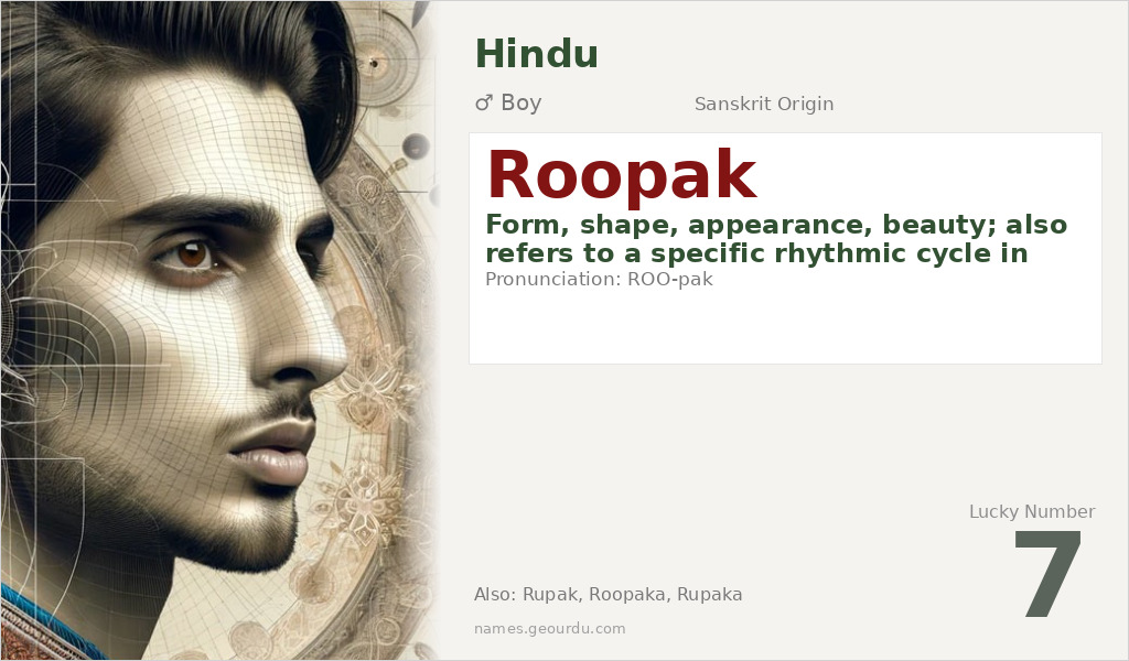 Roopak Name Meaning and Details