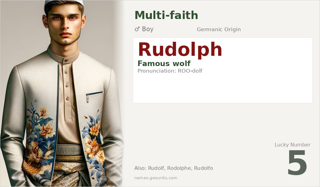 Rudolph Name Meaning and Details